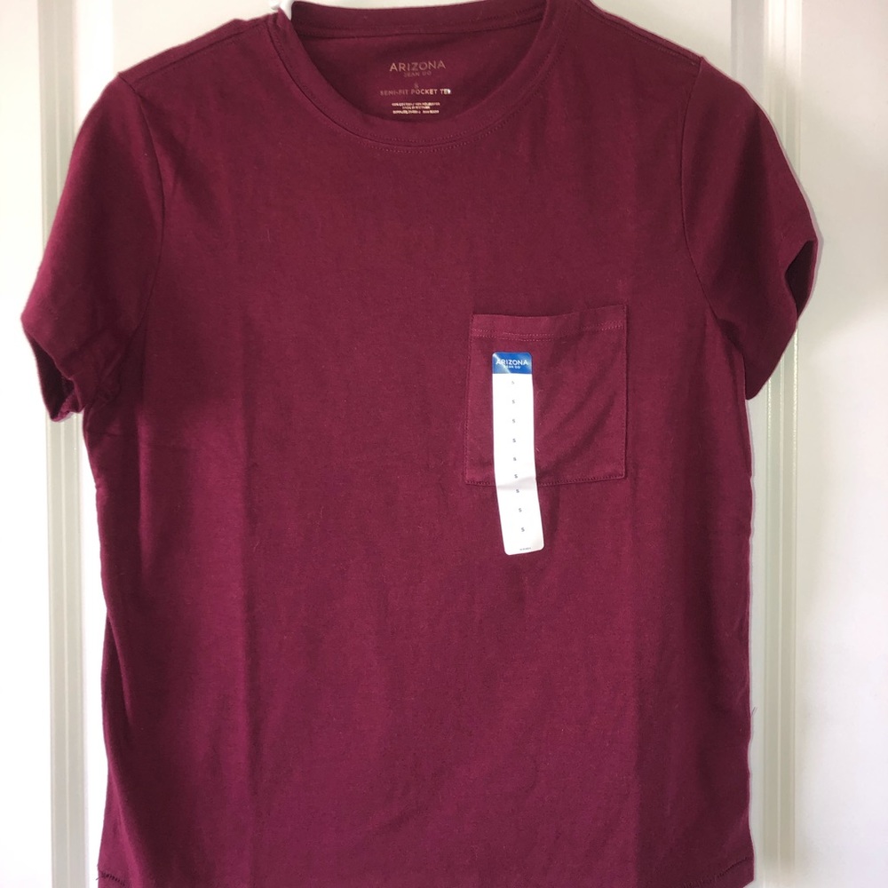 Burgundy Cotton T